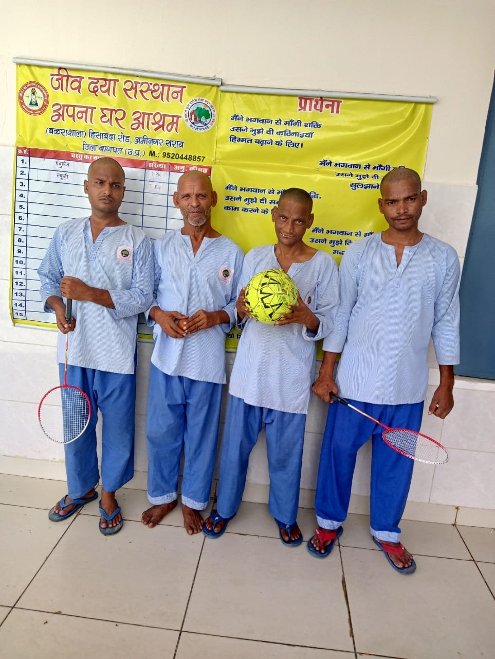 Sports activities at Apna Ghar Ashram Jeev Daya Sansthan